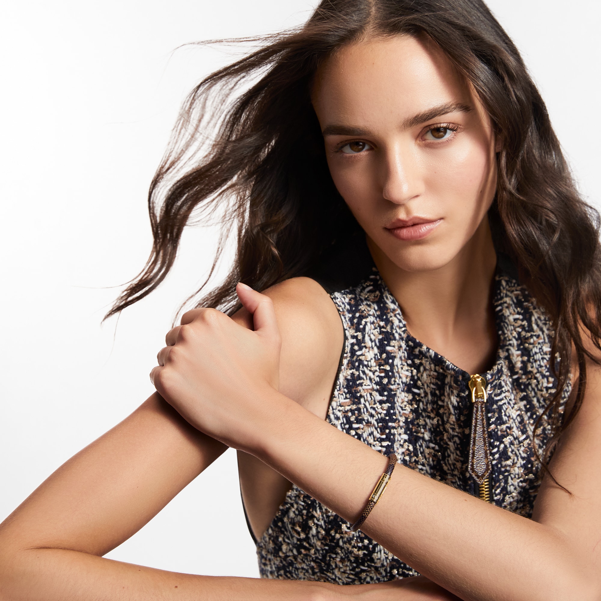 Keep It Bracelet Damier Ebene Canvas - Fashion Jewellery | LOUIS